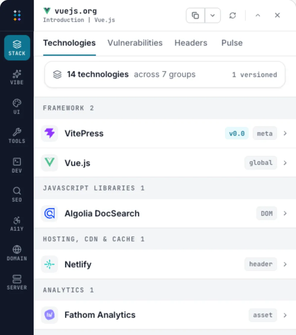 The Stack tab of the LoupeKit panel